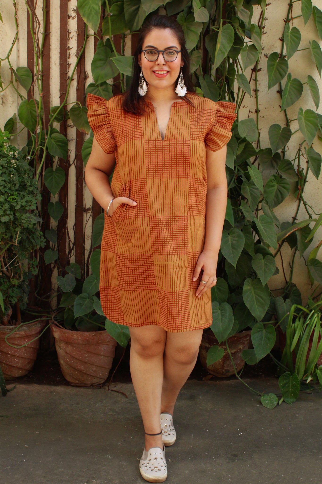 Mustard Pocket Dress - Sikhat