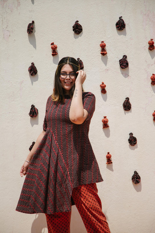 Asymmetrical Kurti - Sikhat