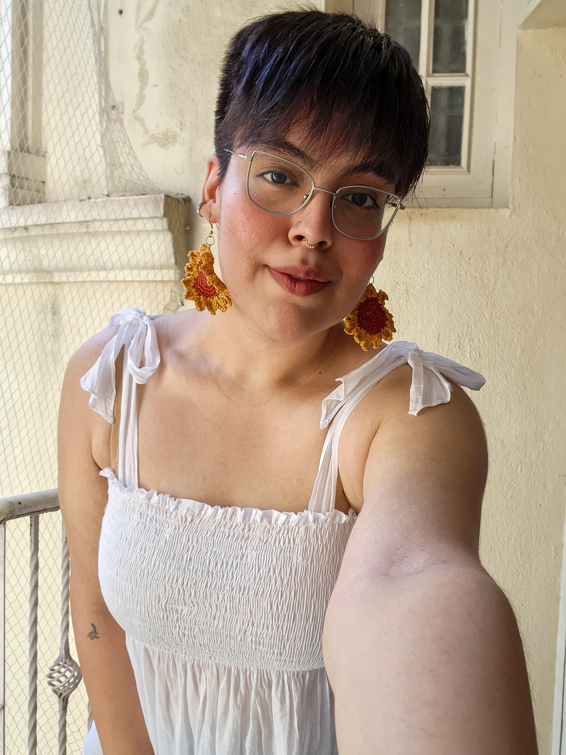 सूरजमुखी earrings - Sikhat