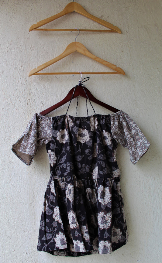 Off Shoulder with Neck Tie Up - Sikhat