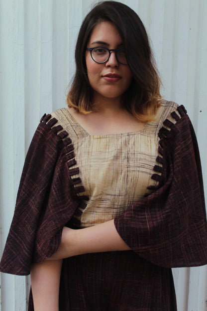 Cape Crop-Top and Pleated Palazzo - Sikhat