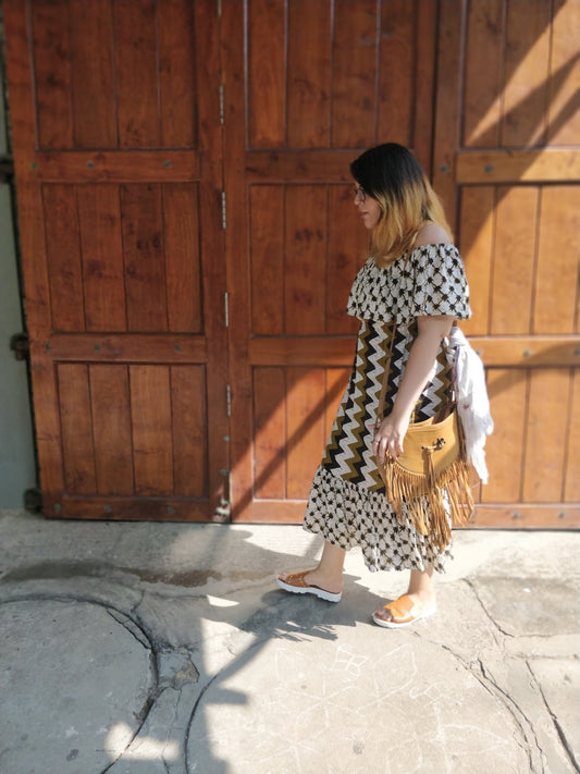 Off shoulder Dress - Sikhat