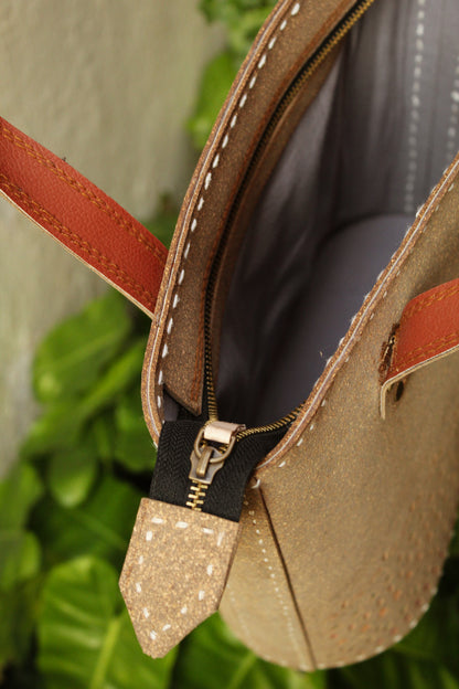 Cork Leather Tote Bag - Sikhat