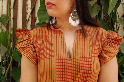 Mustard Pocket Dress - Sikhat